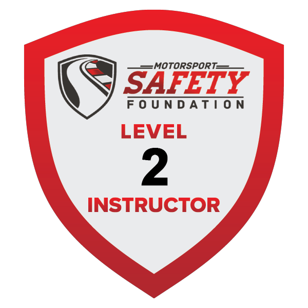 Motorsport Safety Foundation Level 2 Instructor badge