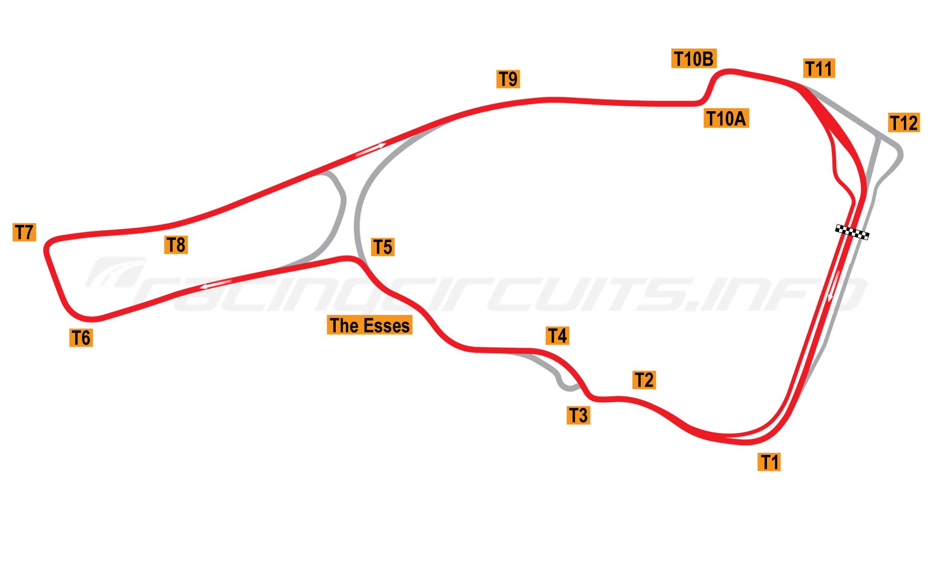 Road Atlanta track map